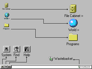 An early Windows 95 prototype from January 1993.