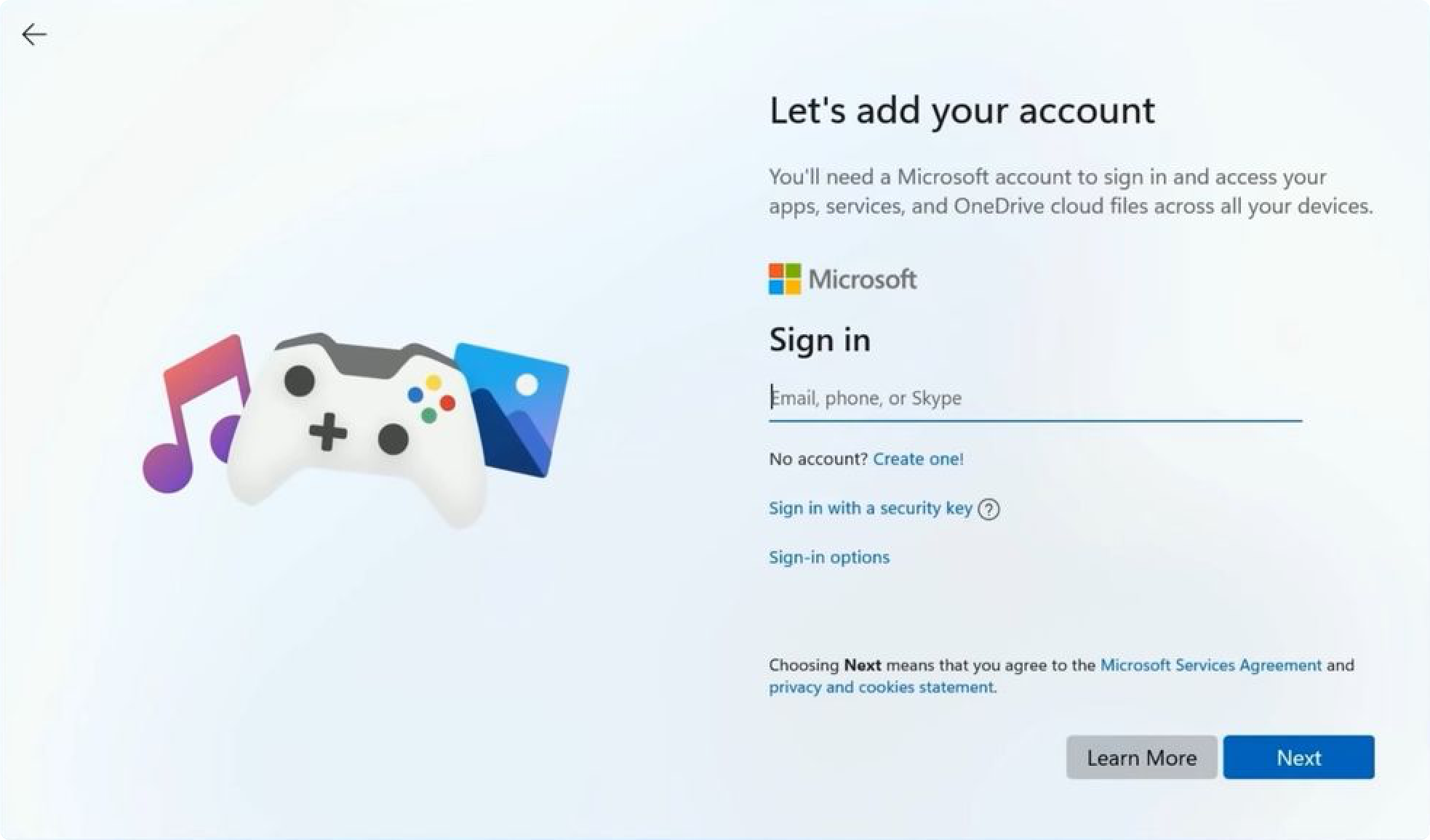 Windows 11's setup flow